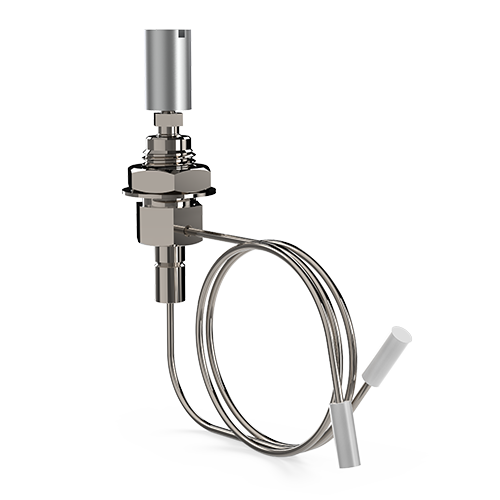 BNV1-D - Micrometering Needle Valve with 18” Tubes - 1/16” Non-Lubricated, Viton®  Seal
