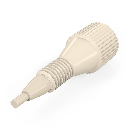C-ZP1FPK - VICI Cheminert 1/16” High Pressure Fingertight PEEK Plugs with Extended Pilot  - 1.19” Long