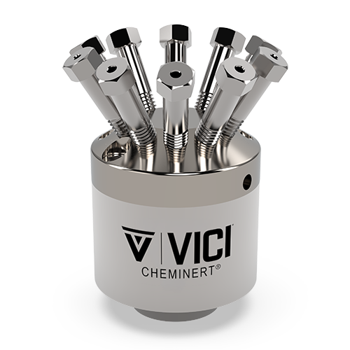 C2-1000D - VICI Cheminert 1/16” 10-Port C2 Injector Valve - N60 Stator, 0.25 mm Bore