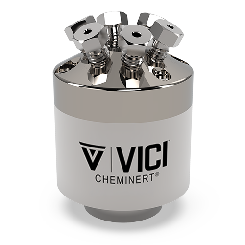 C2-2036D - VICI Cheminert 1/16” 6-Port C2 Injector Valve - Titanium Stator, 0.40 mm Bore