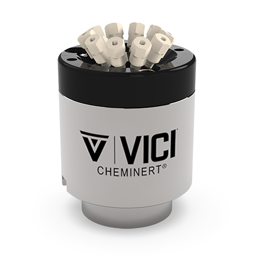 C2M-6350D - VICI Cheminert  150 μm 10-Port C2M Injector Valve - 360 μm, PEEK