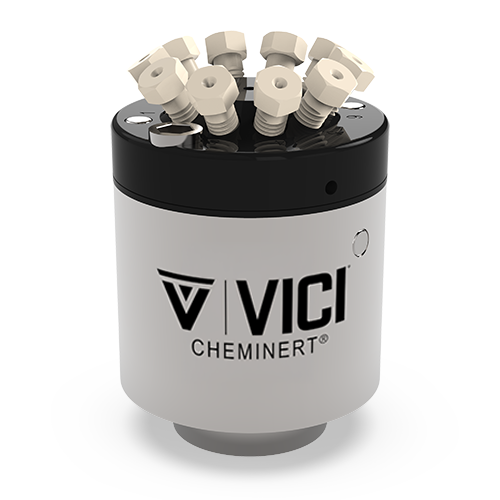 C2N-4340D - VICI Cheminert 1/32” 100 μm 10-Port C2N Injector Valve - PAEK Stator