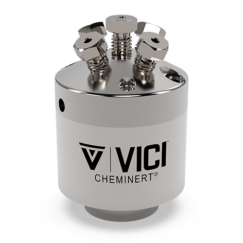 VICI Cheminert® 1/16” 4 Position C5 Selector Valve - N60 SS Stator, Valcon H Rotor, 5000 psi liq at 75° C