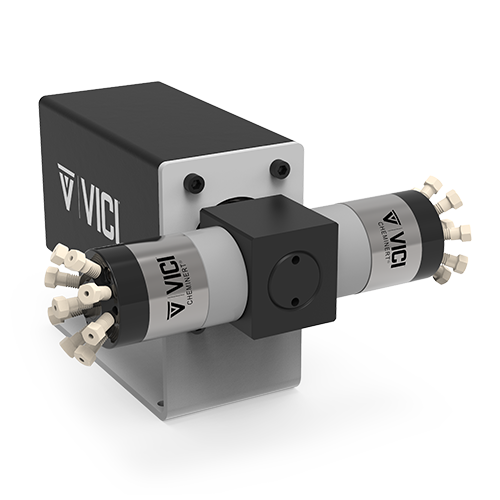 VICI Cheminert 1/16” 8 Position Column Selector Valve - .40 mm Bore, PAEK Stator, Valcon E Rotor, 5000 psi liq at 50° C