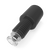 CFL-2BK - VICI Cheminert Flangeless ¼-28 Tube End Fitting - 1/8”, Low Pressure, PP Nuts, CTFE Bushings, Black , 5 Pack