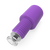 CFL-2P - VICI Cheminert® Flangeless ¼-28 Tube End Fitting - 1/8”, Low Pressure, PP Nuts, CTFE Bushings,  Purple, (5 Pack)