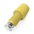 CFL-2Y - VICI Cheminert® Flangeless ¼-28 Tube End Fitting - 1/8”, Low Pressure, PP Nuts, CTFE Bushings,  Yellow, (5 Pack)