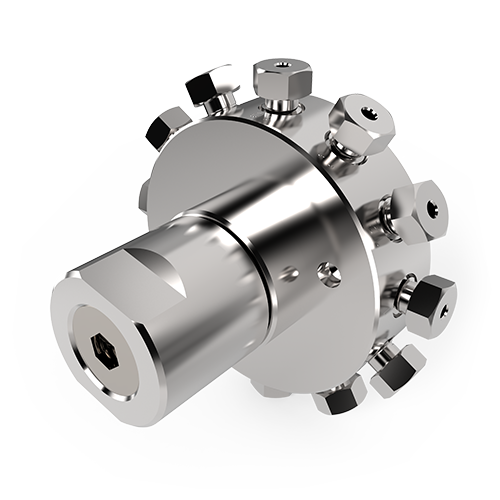 DC12UWT - VICI Valco 1/16" 12-Port GC UW-Style Sampling/Switching Rotary Valve - Valcon T Rotor