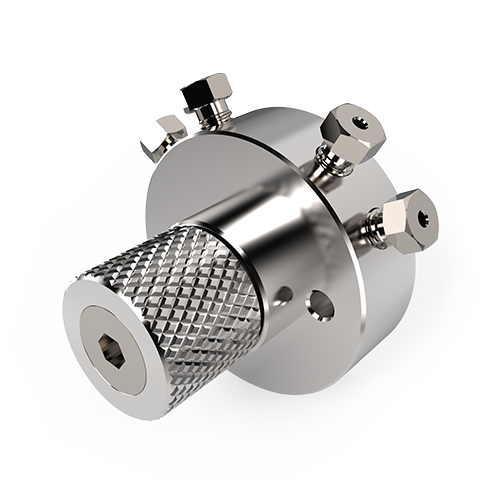 DCI4UWE.3 - VICI Valco 1/16" 4-Port UW-Type 0.3 μl Internal Sample Injector Rotary Valve - Valcon E Rotor