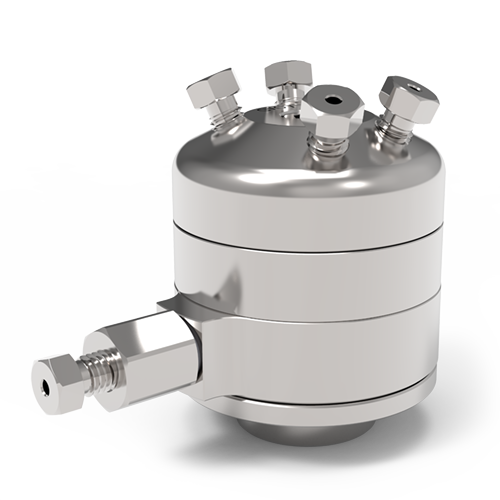 VICI Valco 1/16” 4-Port DV22 Diaphragm Internal Sample Injector Valve - 0.50 μl, 0.75 mm Bore, 750 psi liq at 50°C