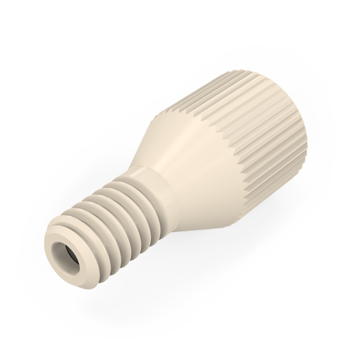 LZN.5FPK-10 - 1/32” Internal Fingertight Nuts - PEEK, 0.54” Length