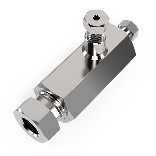 Post Column Reaction Tee For 1/4" OD column