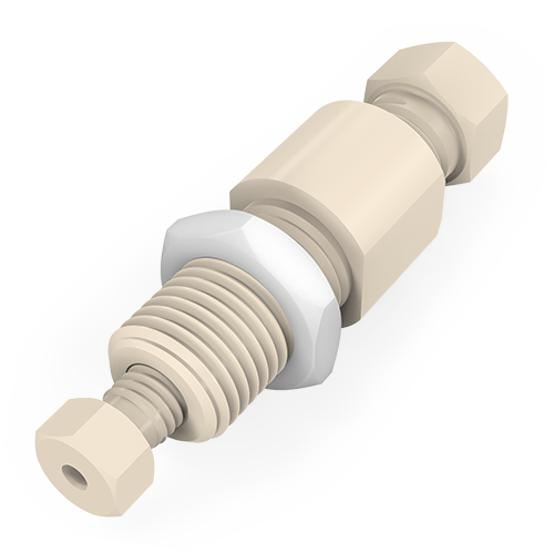 ZBRU21TFPK - High Pressure PEEK Bulkhead Reducing Union