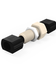 ZBU1CFPK - VICI Valco 1/16” High Pressure PEEK Bulkhead Internal Union with 0.25 mm Bore - Fingertight