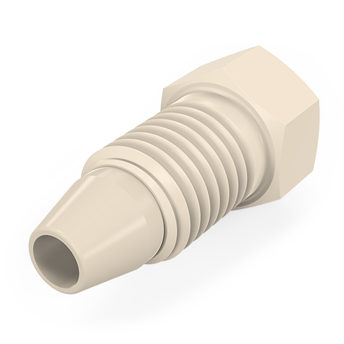 ZC2PK - VICI Valco 1/8” High Pressure Hex-Head PEEK Caps - 1.11” Long