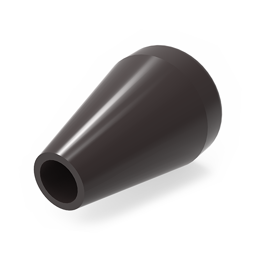 ZF.5V-10 - 1/32" Column-to-Valve Fused Silica Adapter up to 350° C for OD 0.50 < 0.80 mm (10 Pack)