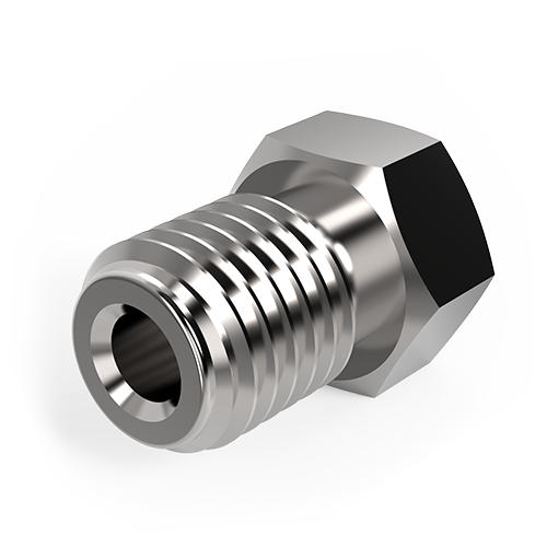 ZN2 - ¼” VICI Valco Stainless Steel Internal Nuts - Pack of 10