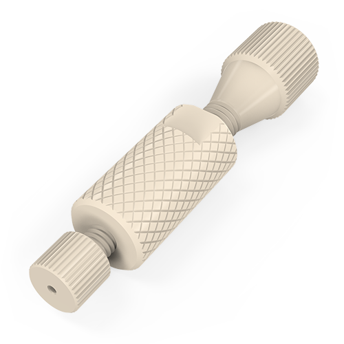 ZRU1.5TFPK - VICI Valco 1/16”–1/32” High Pressure PEEK Reducing Union with 1/32” Bore - Fingertight