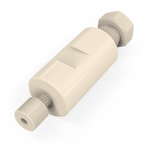 ZRU2.5TFPK - 1/8”–1/32” High Pressure PEEK Reducing Union with 1/32” Bore