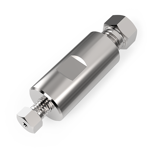 ZRU21 - 1/16" to 1/8" VICI Valco Stainless Steel Reducing Union - .75mm Bore