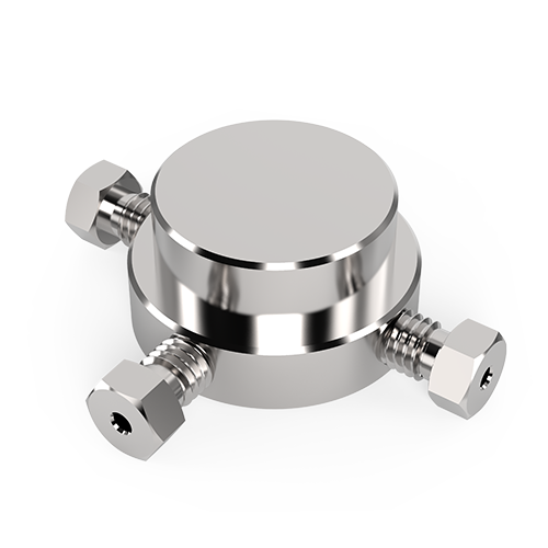ZT1C - 1/16" VICI Valco 316 Stainless Steel ZDV Tee - .010" Bore