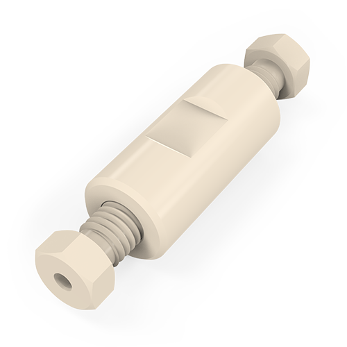 ZU1TPK - 1/16” High Pressure PEEK Internal Unions for 1/16” ID Tubing -  Hex-Head Nuts